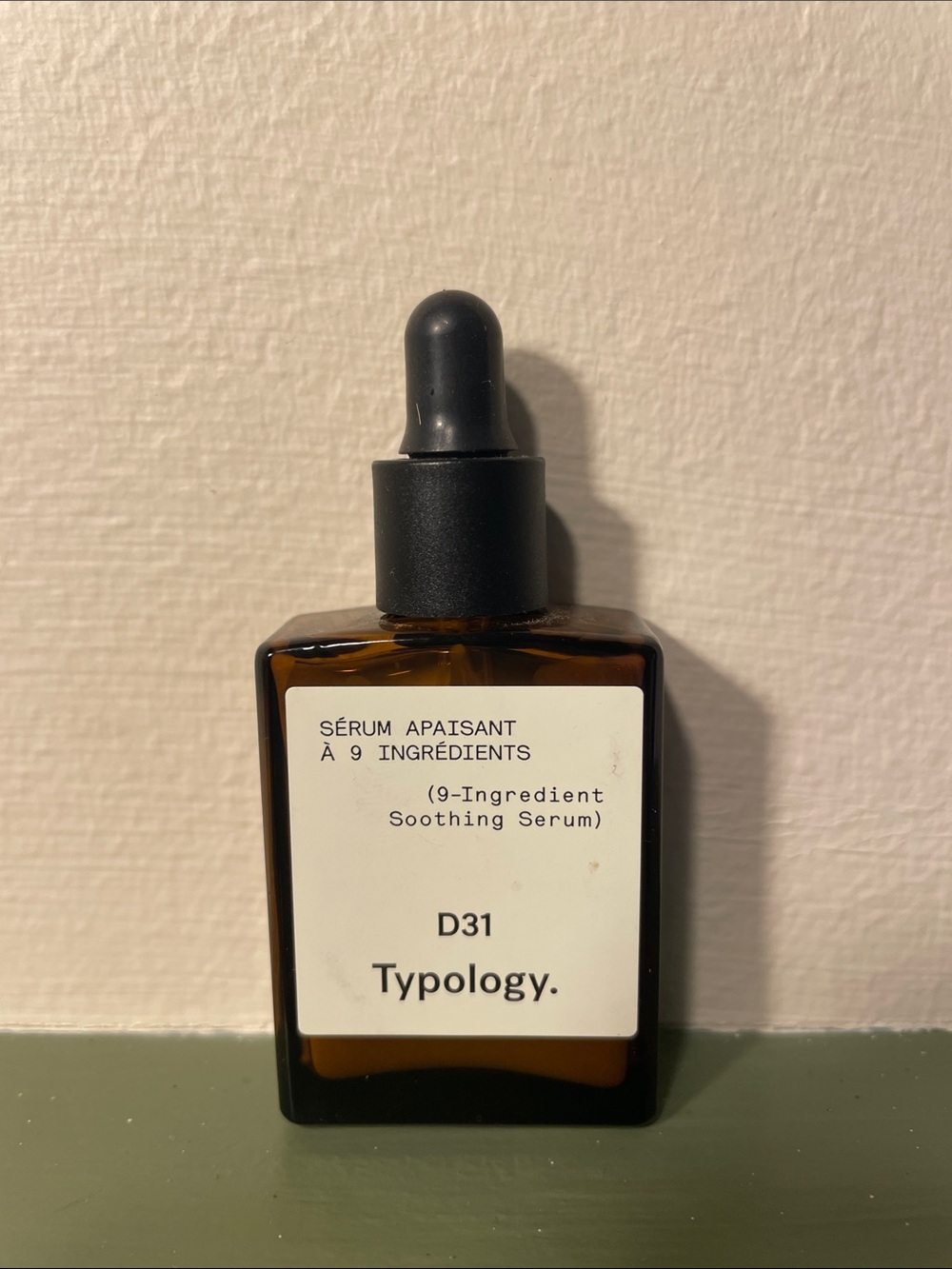 Typology D31 Soothing Serum — Brown Dropper Bottle